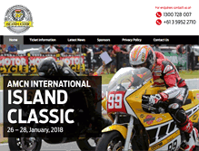 Tablet Screenshot of islandclassic.com.au